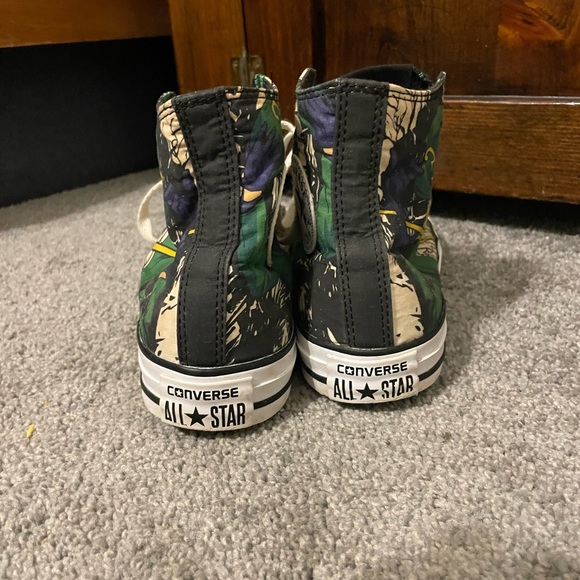 High Top Converse “The Riddler” - Picture 4 of 6